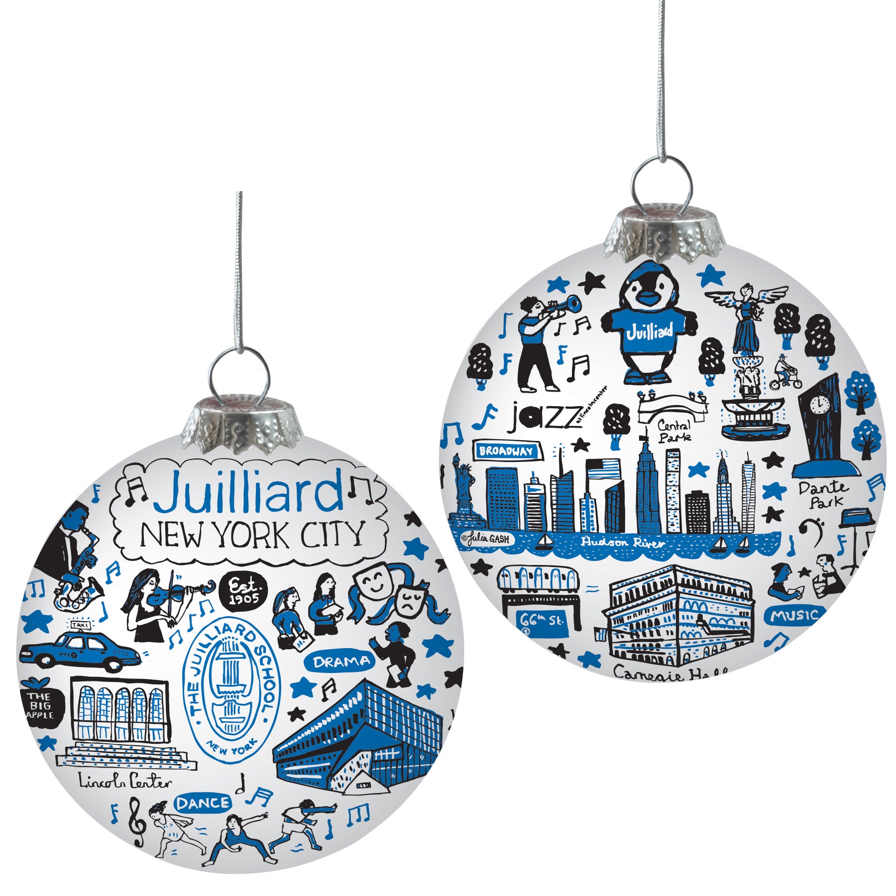 Ornament: Ball - Juila Gash x Juilliard