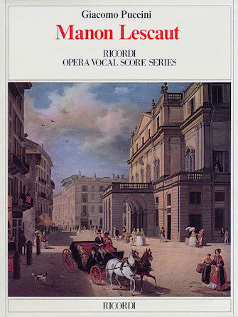 Puccini Manon Lescaut Vocal Score