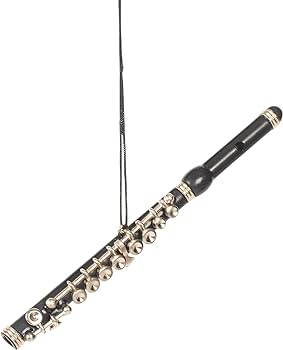 Ornament: 4" Black Piccolo