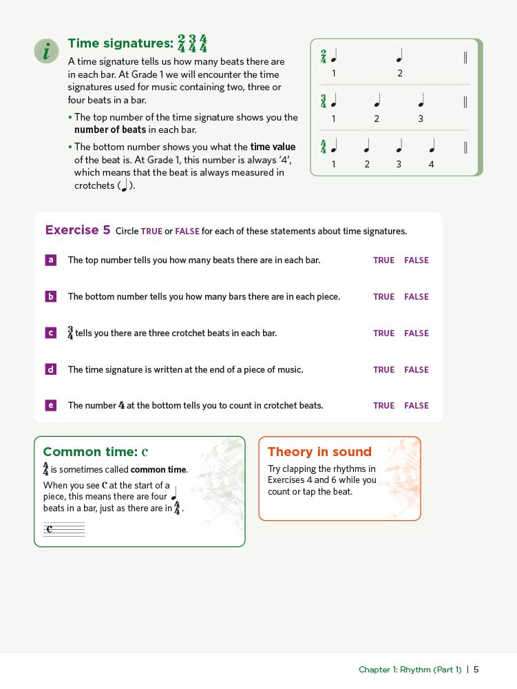 Discovering Music Theory Grade 1