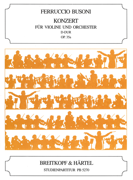 Busoni Violin Concerto in D major Op. 35a K 243