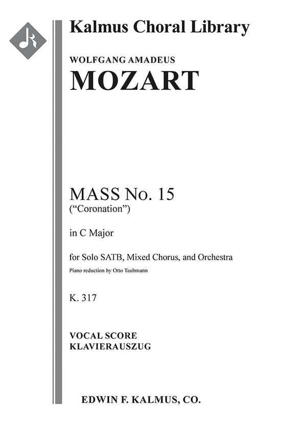 Mozart Coronation Mass K. 317 (Vocal Score)