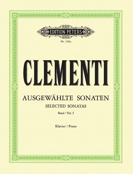 Clementi: Selected Sonatas, Vol. 1