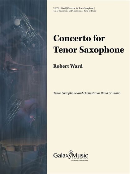 Ward Concerto for Tenor Sax and Band Full Score