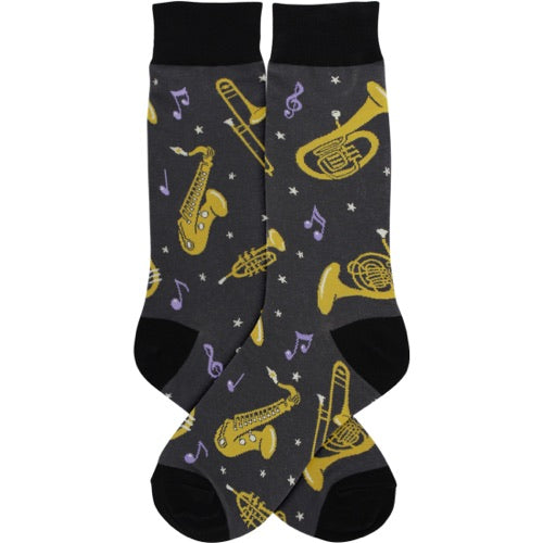Socks: Brass Instruments Men's