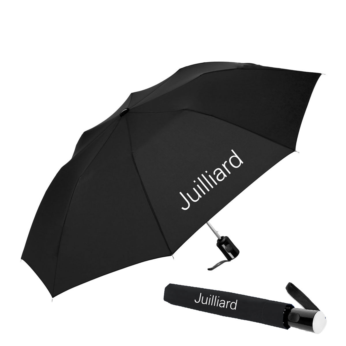 Umbrella: Printed with Juilliard logo (compact with case)