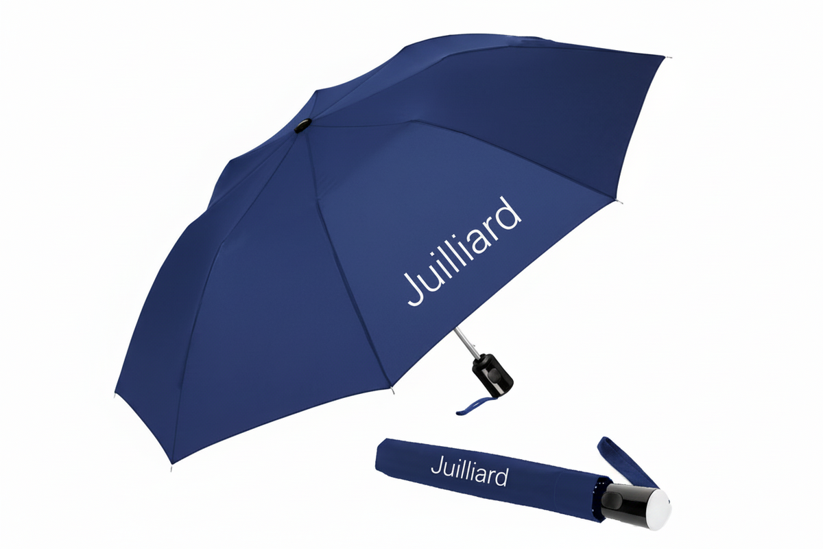 Umbrella: Printed with Juilliard logo (compact with case)