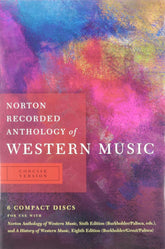 Norton Recorded Anthology of Western Music: Concise Version 6th Edition FINAL SALE / CLEARNACE