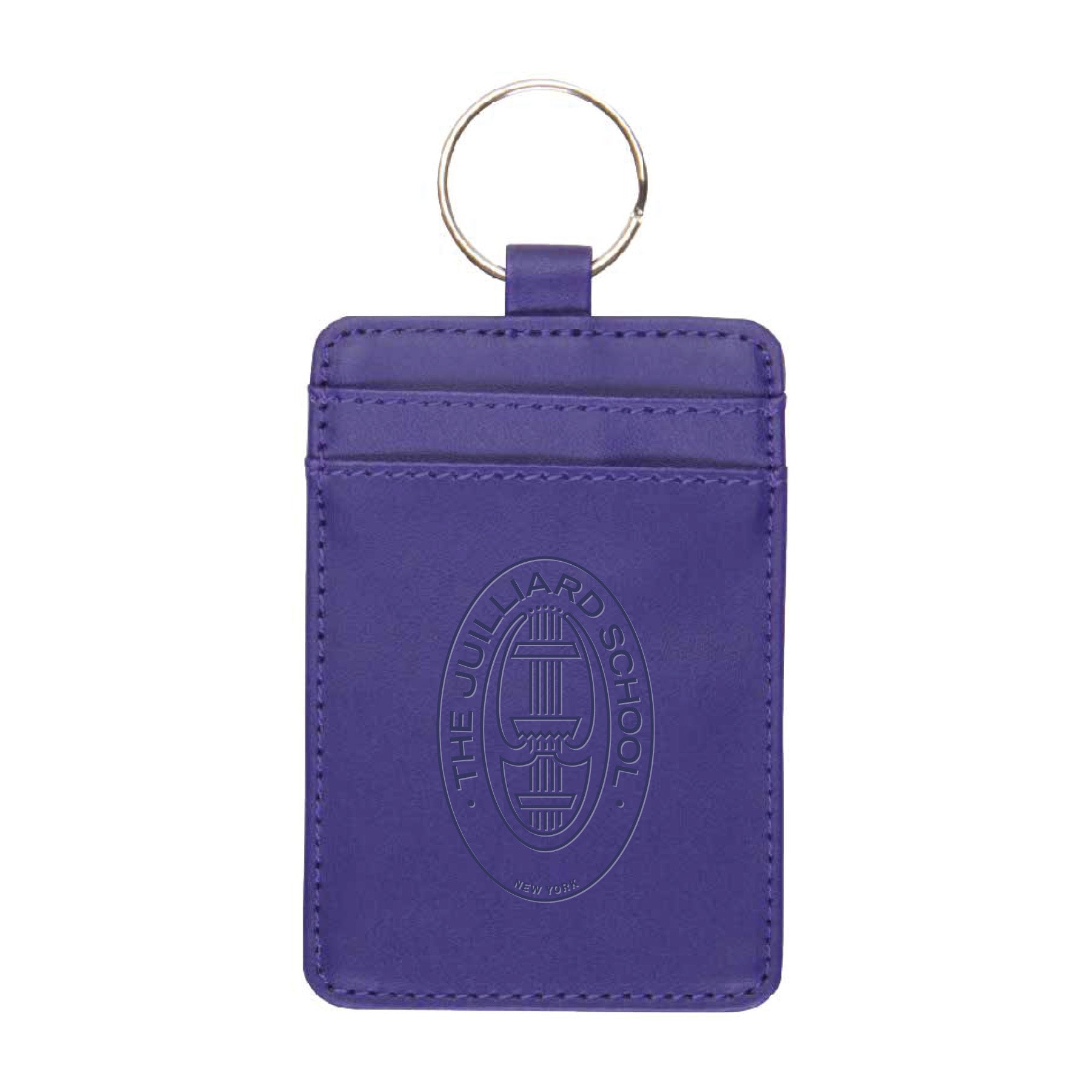 Keychain: Leatherette Vertical ID Holder Keytag