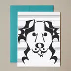 Dog Series Banjo Music Note Ca