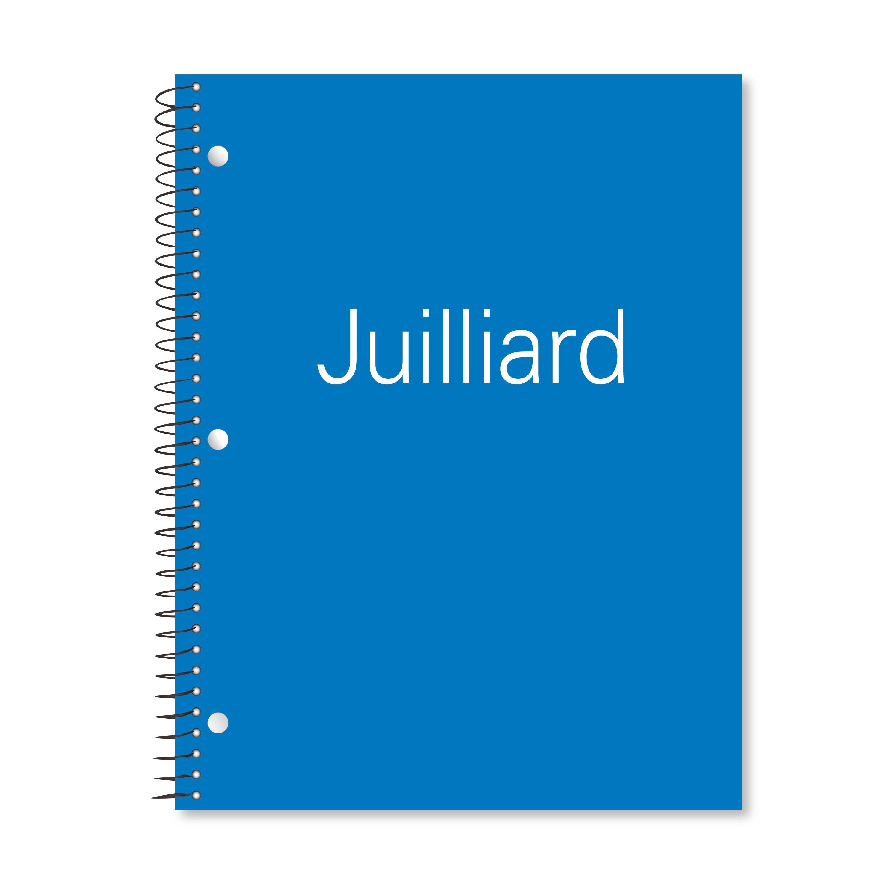 Clearance Notebook: Juilliard College Ruled Notebook (Damaged: slight flaws on covers)