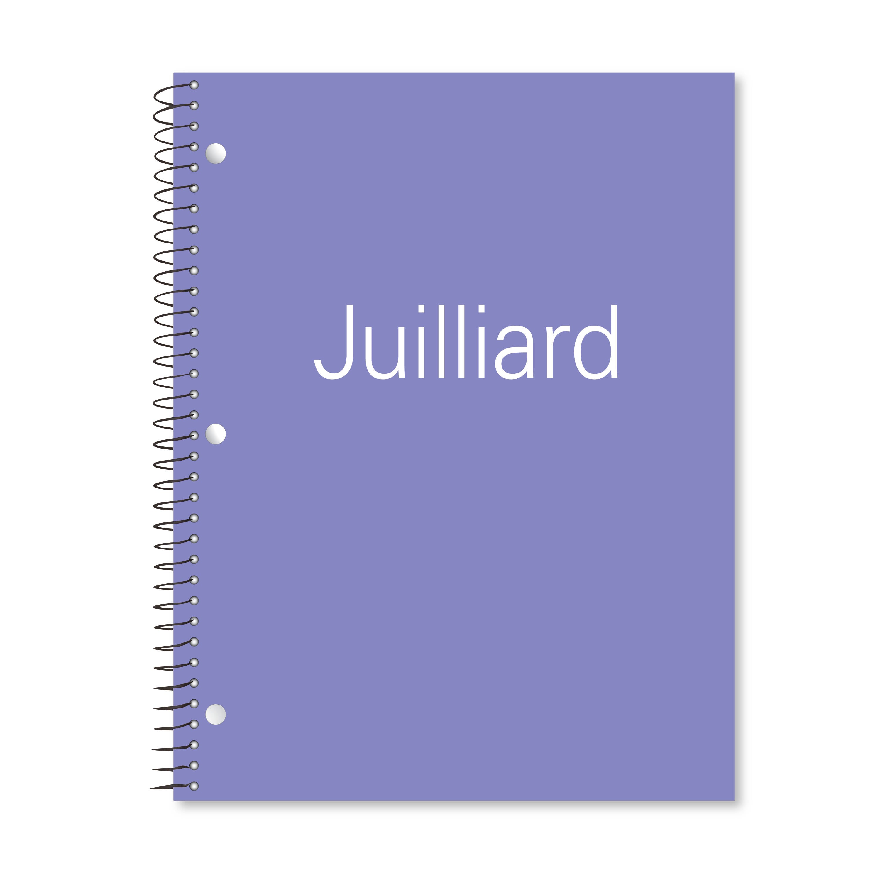 Clearance Notebook: Juilliard College Ruled Notebook (Damaged: slight flaws on covers)