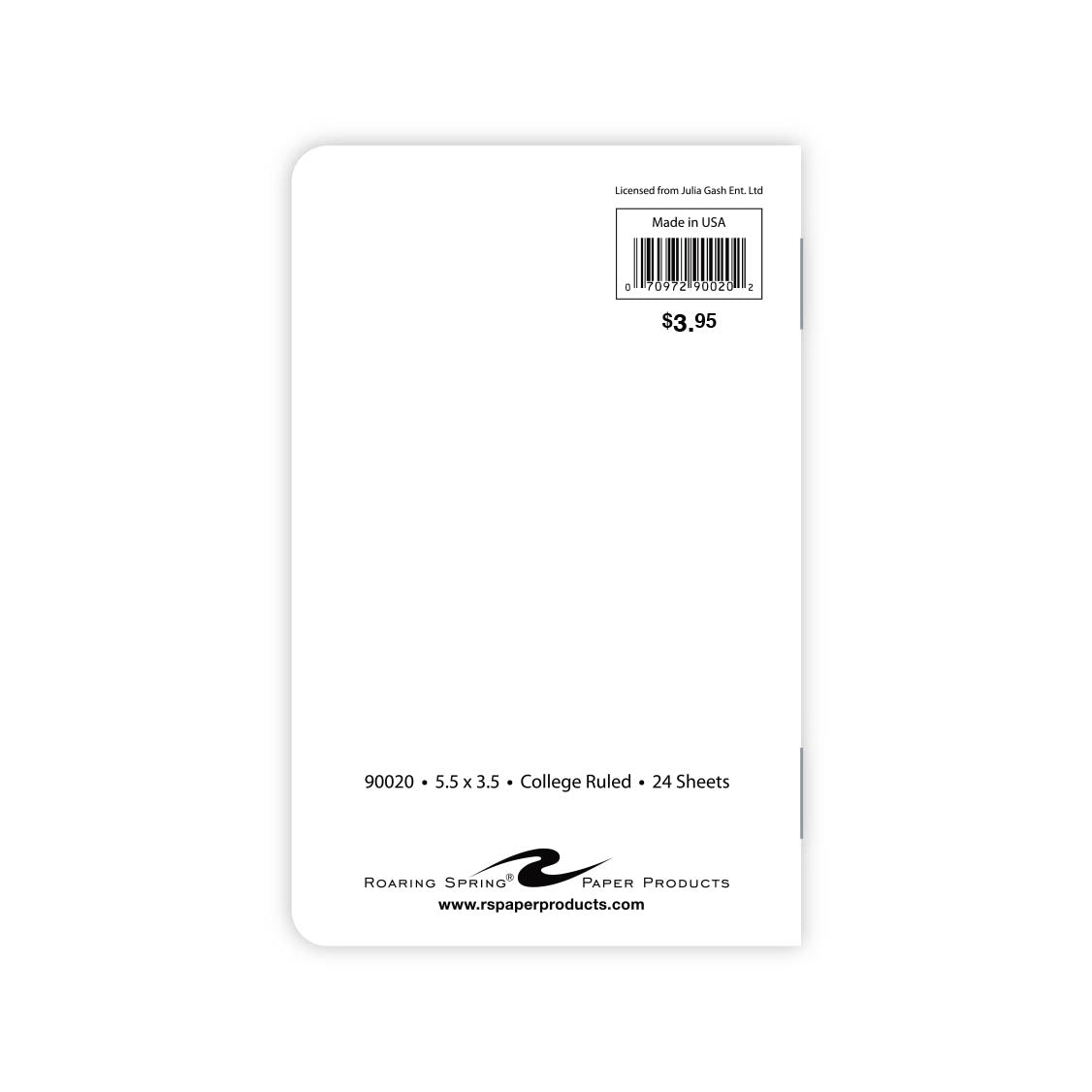 Notebook: Pocket NB Juilliard x Julia Gash Art (Stapled)