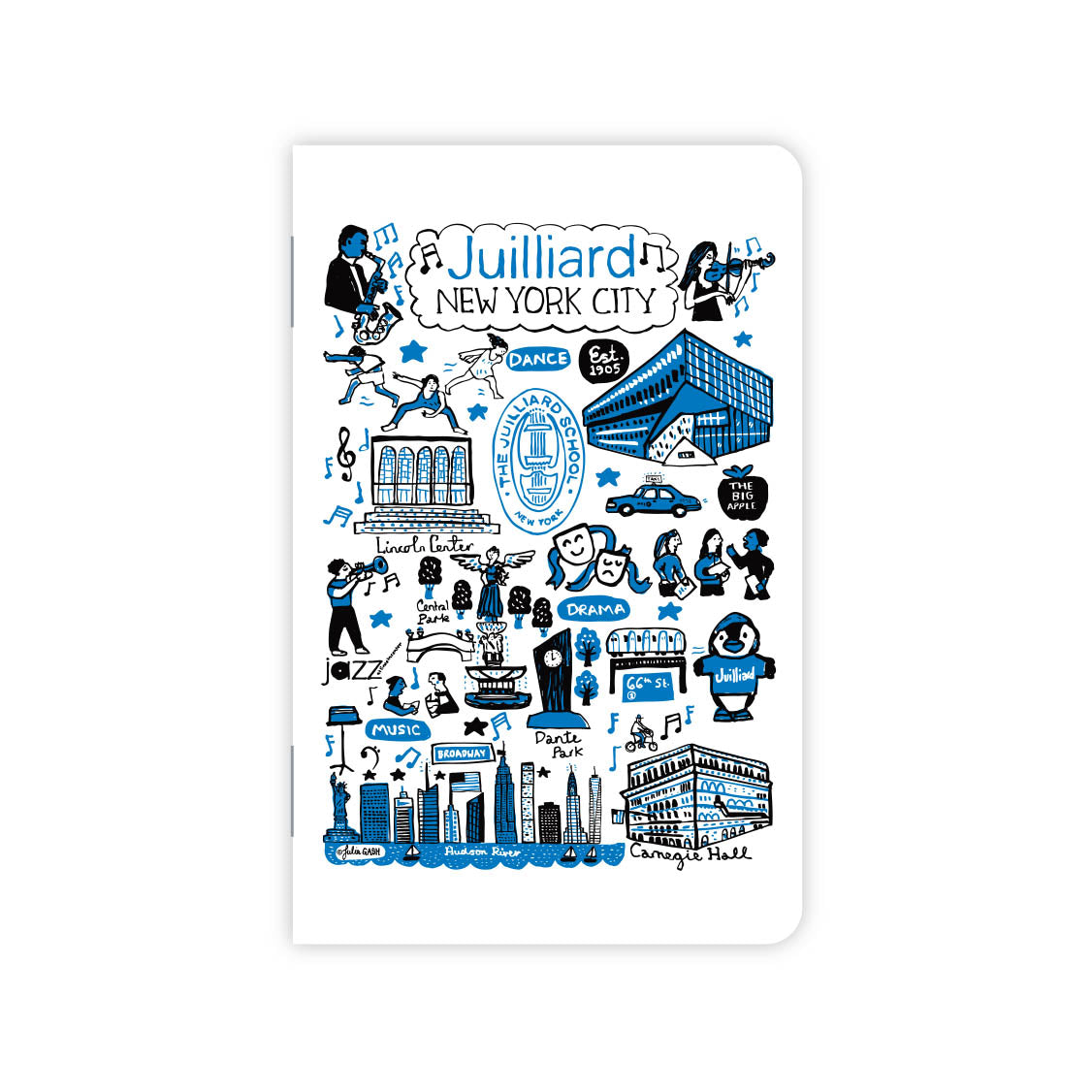 Notebook: Pocket NB Juilliard x Julia Gash Art (Stapled)