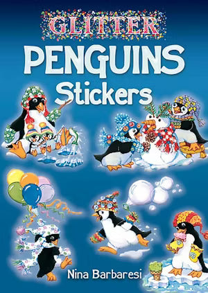 Stickers: Glitter Penguins