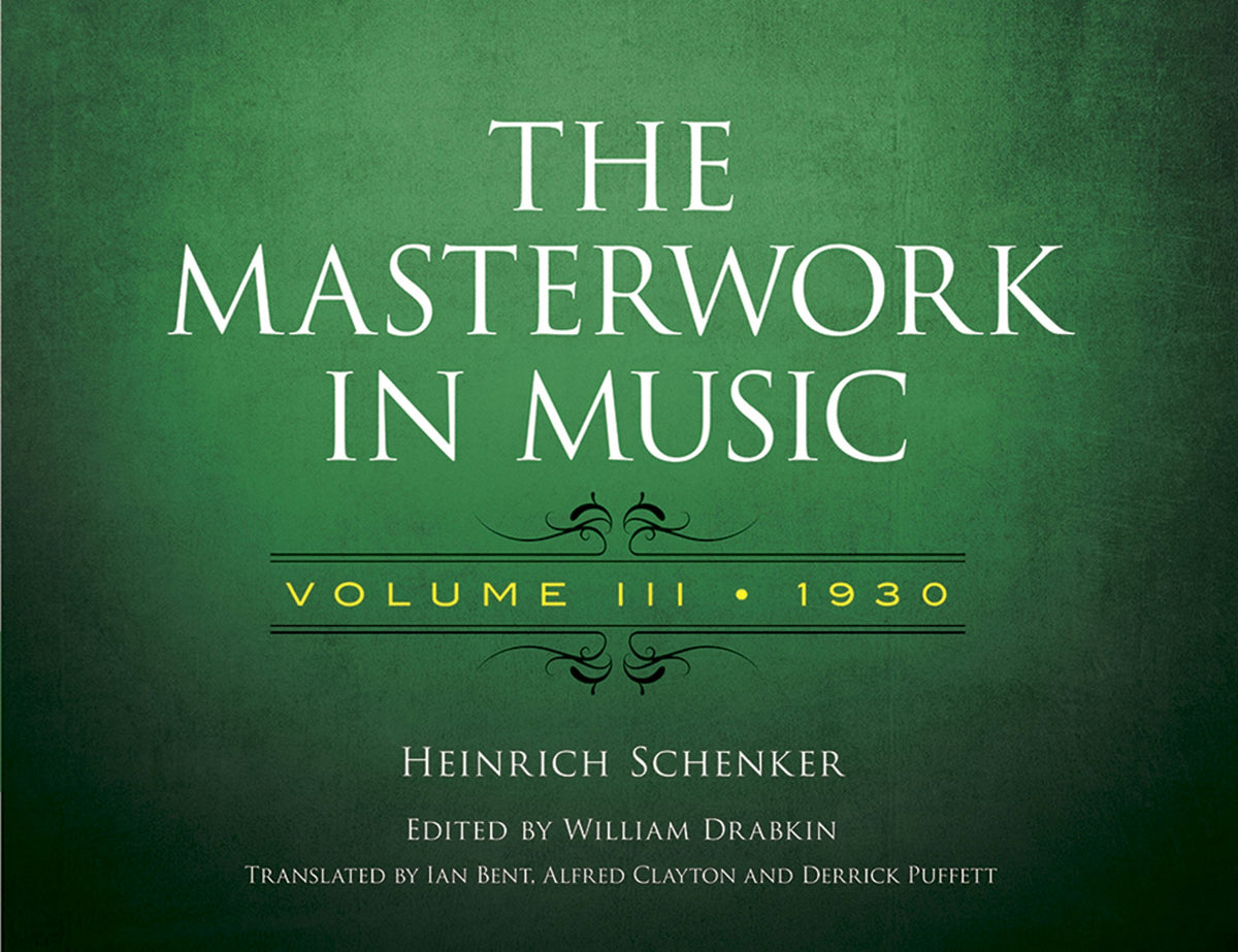 The Masterwork in Music Volume III 1930 O/P