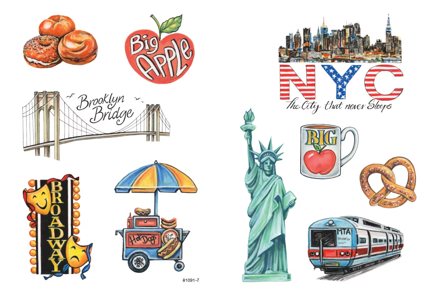 Stickers: New York