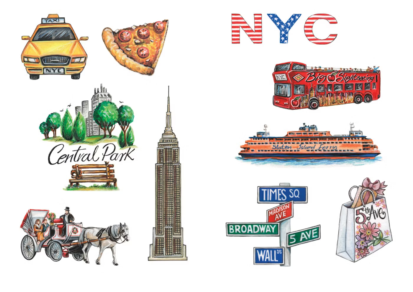 Stickers: New York