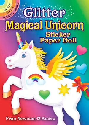 Stickers: Glitter Magical Unicorn