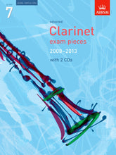 Grade 7 Selected Clarinet Exam Pieces 2008-13 CLEARANCE SHEET MUSIC / FINAL SALE