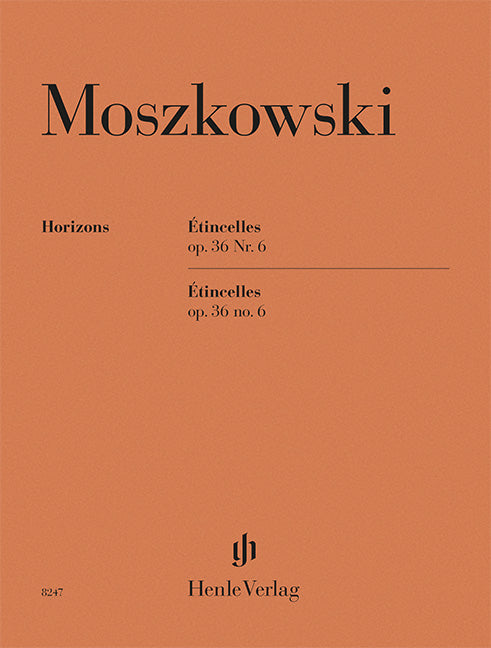 Moszkowski: Étincelles Op. 36 No. 6 Piano Solo (Henle Horizons, HN 8247)