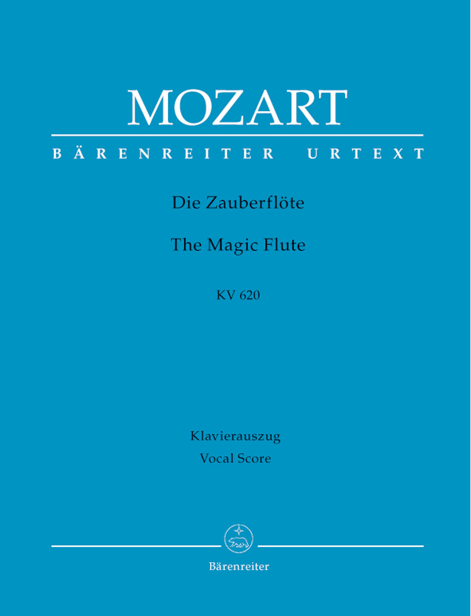 Mozart The Magic Flute K. 620 -German opera in two acts- Hardcover