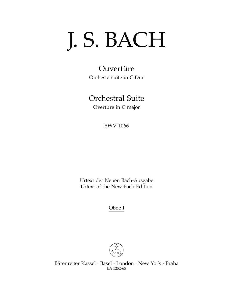 Bach Orch Suite C MAJ WINDS PT