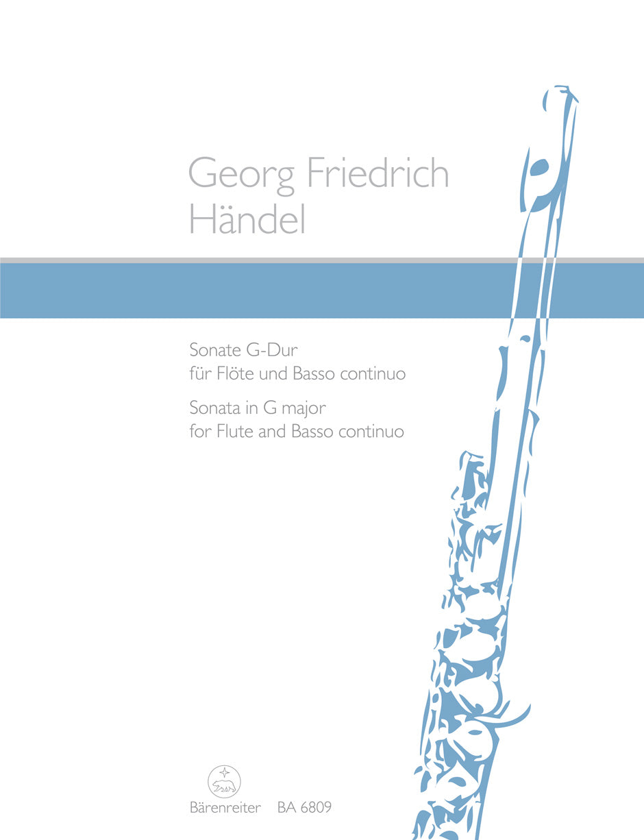 Handel Sonata for Flute and Basso continuo G Major