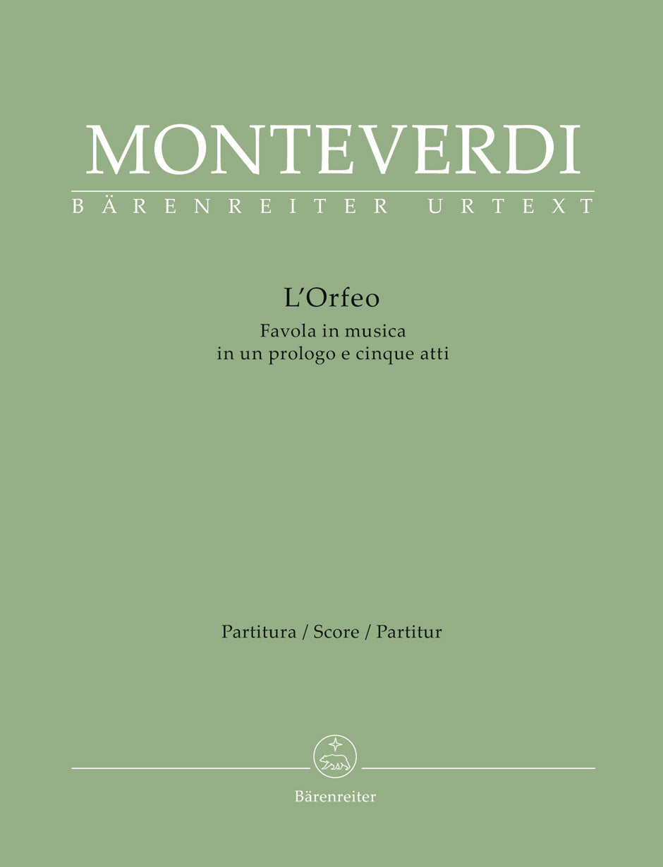 Monteverdi: L'Orfeo (Full Score)