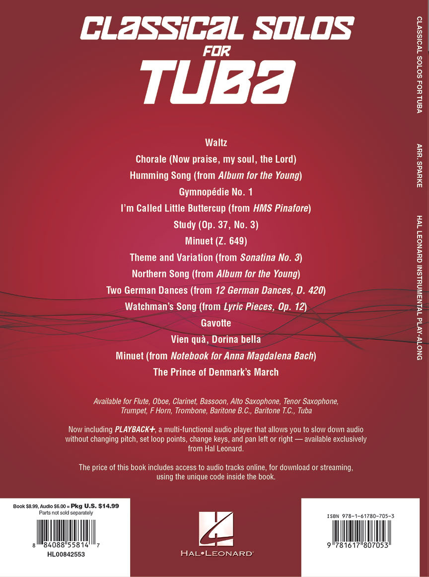 Classical Solos for Tuba - 15 Easy Solos for Contest and Performance