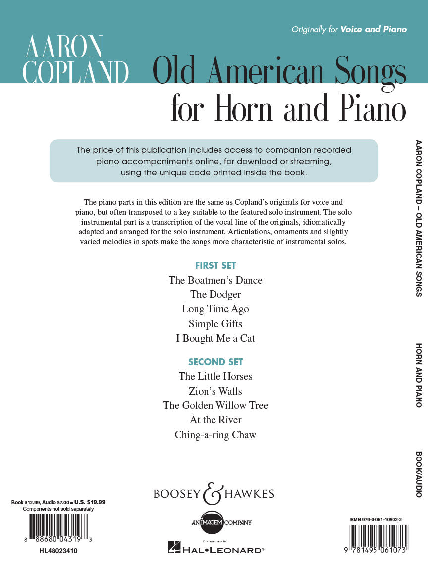 Copland: Old American Songs - Horn