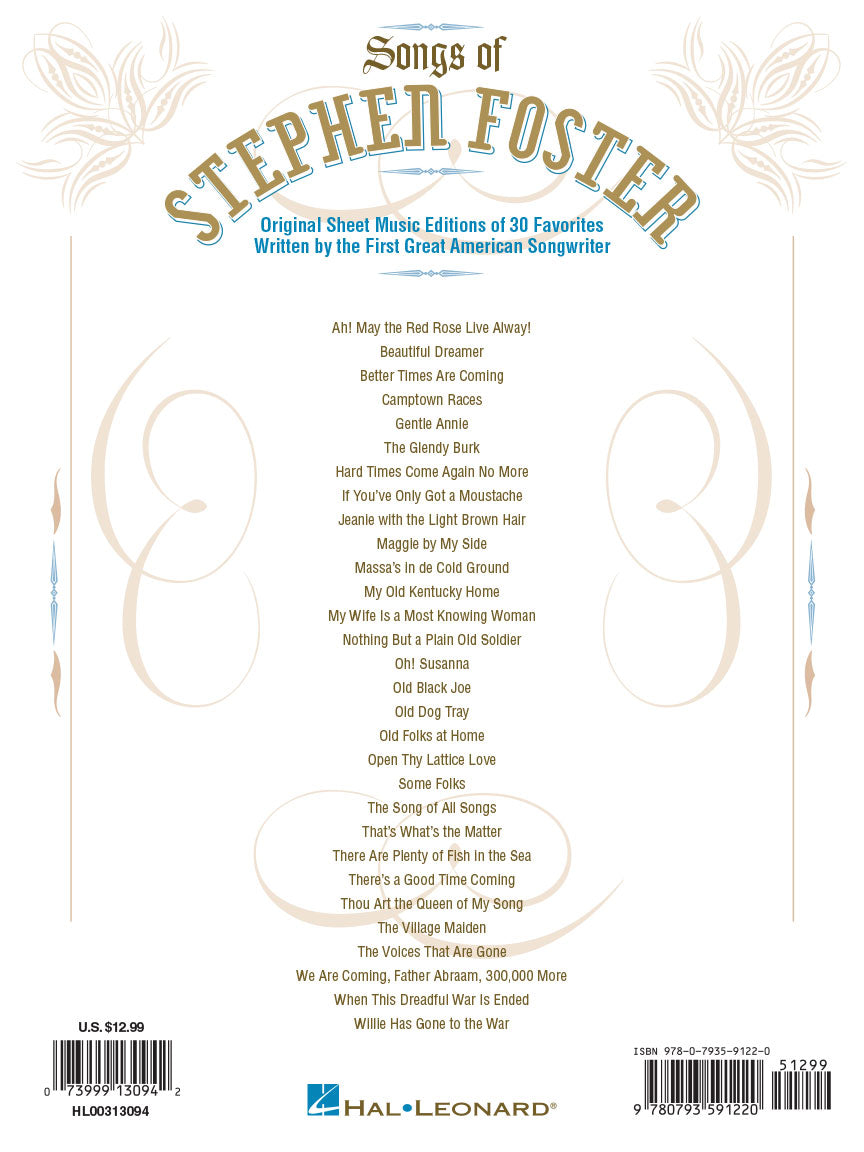 Foster, Stephen - The Songs of - P/V/G