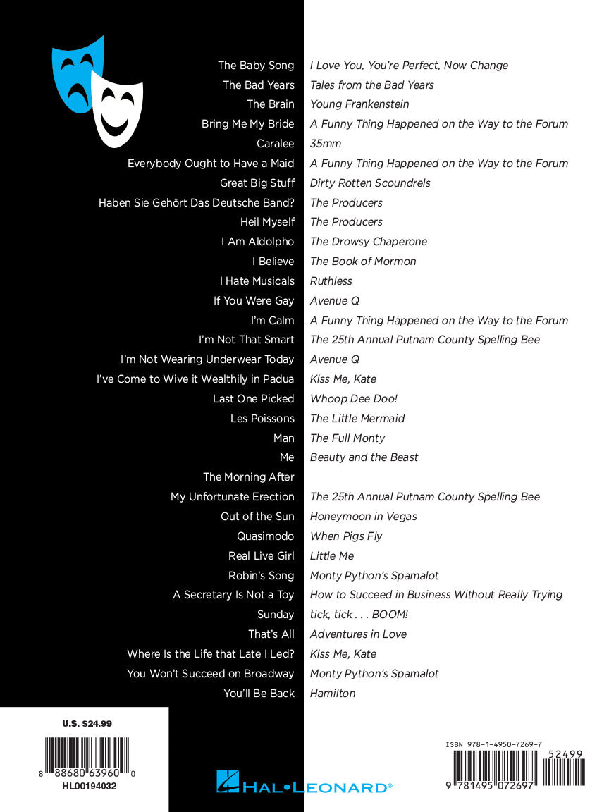 Theatre and Cabaret Comedy Songs