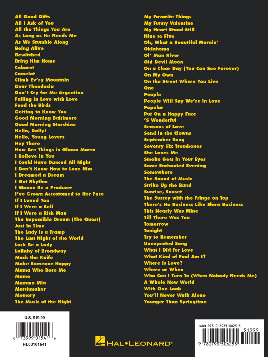 Best Broadway Songs Ever - E-Z Play Today Vol. 203