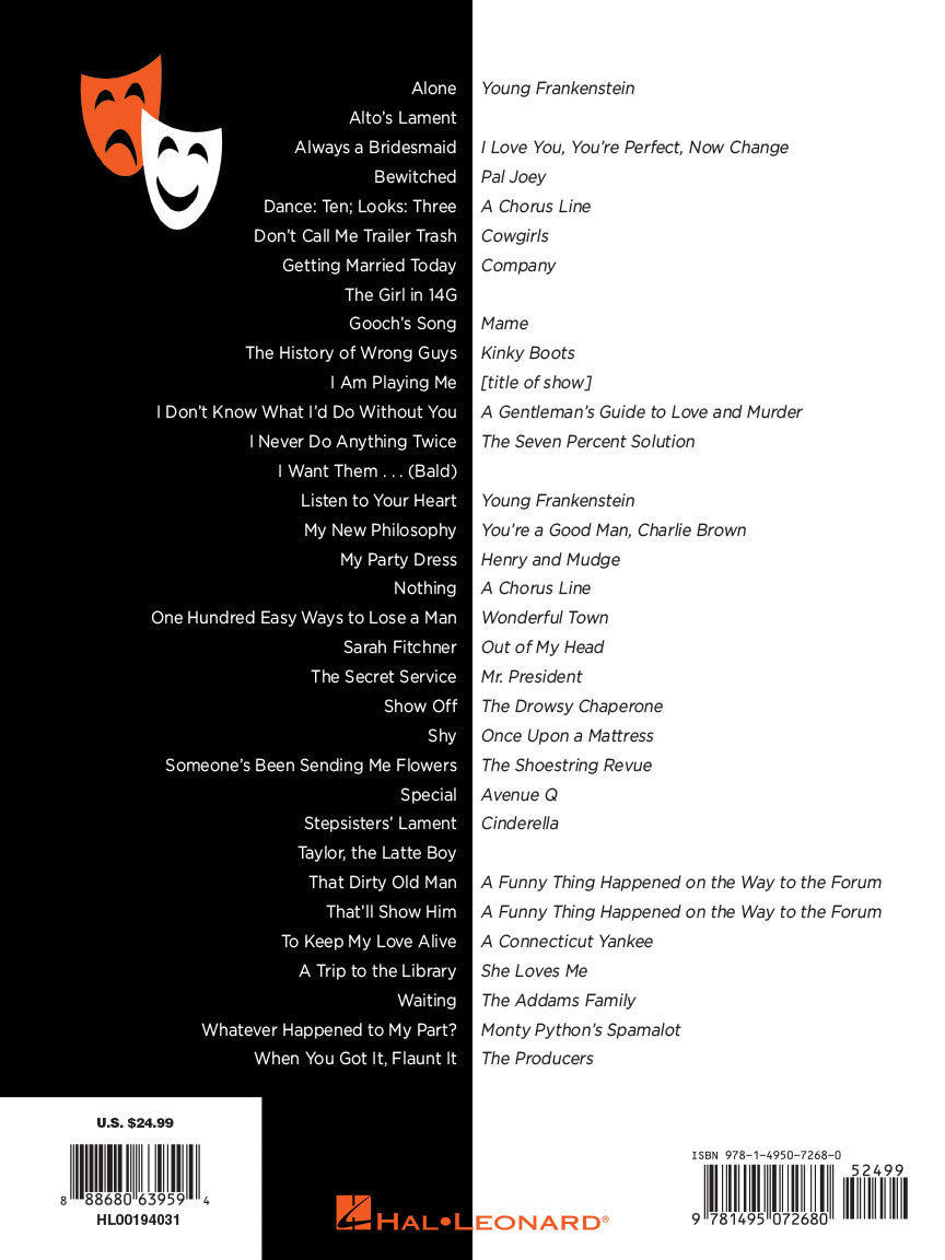 Theatre and Cabaret Comedy Songs