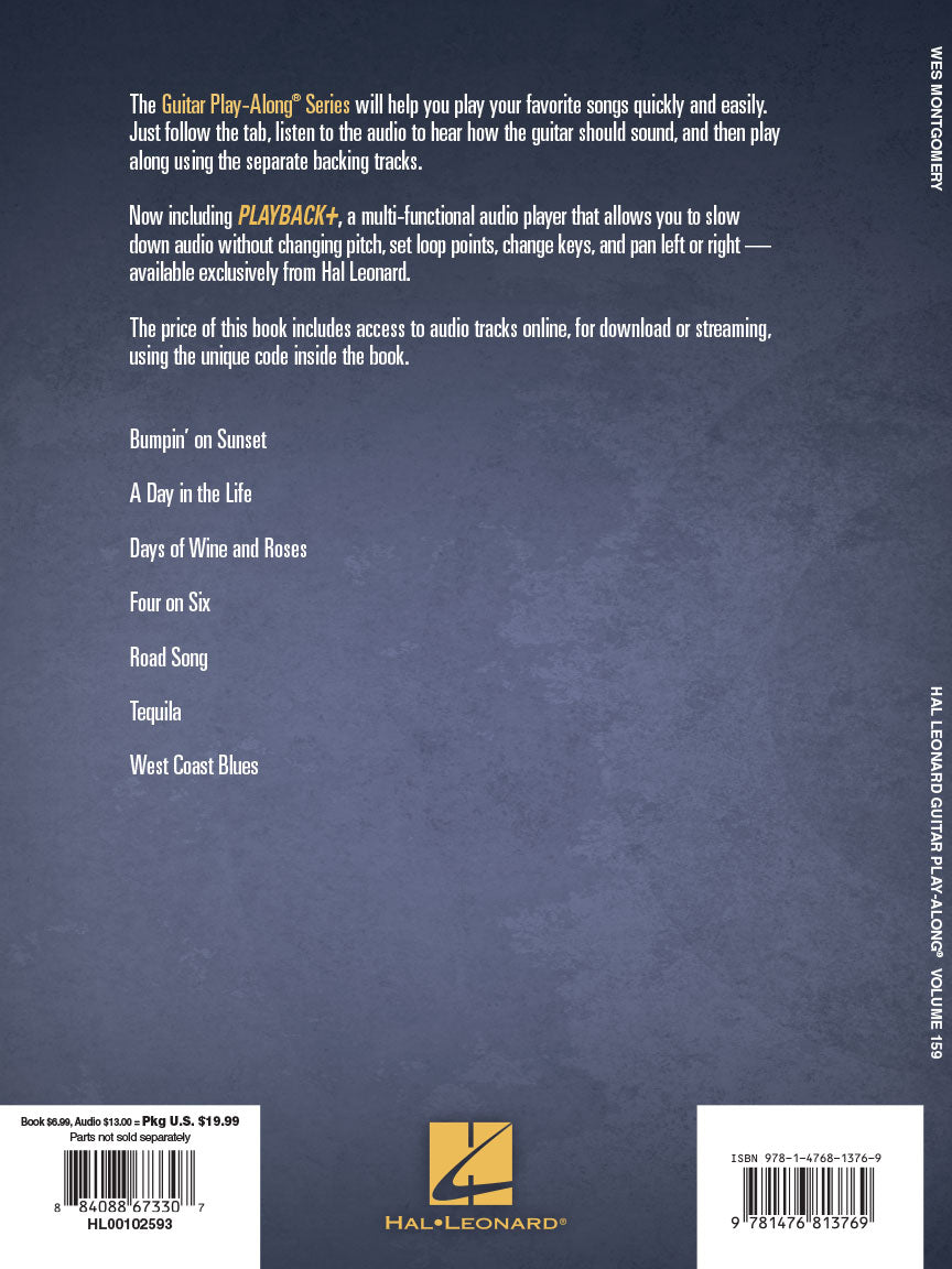 Montgomery, Wes - Guitar Play-Along Vol. 159