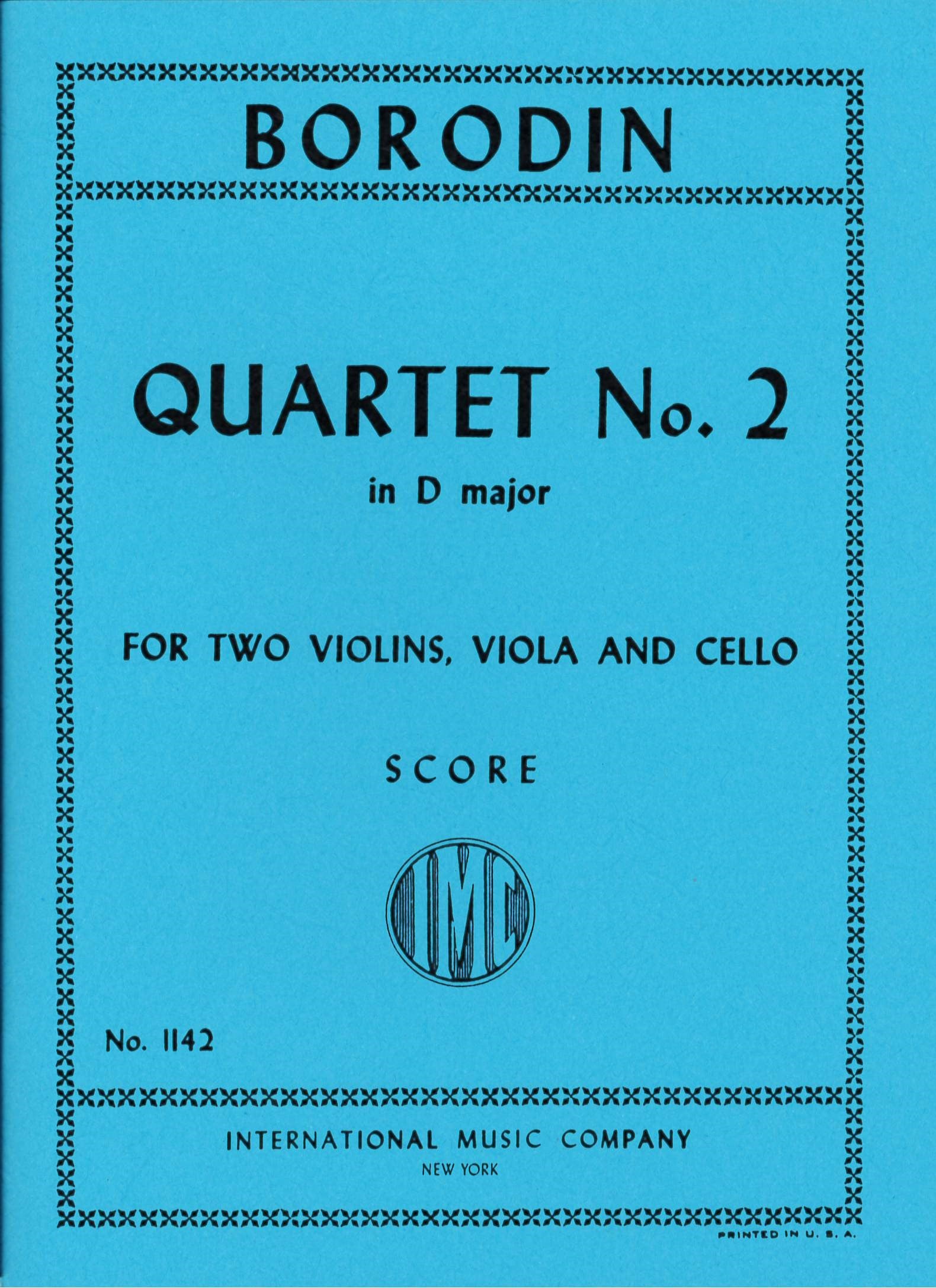 Borodin: String Quartet No. 2 in D major