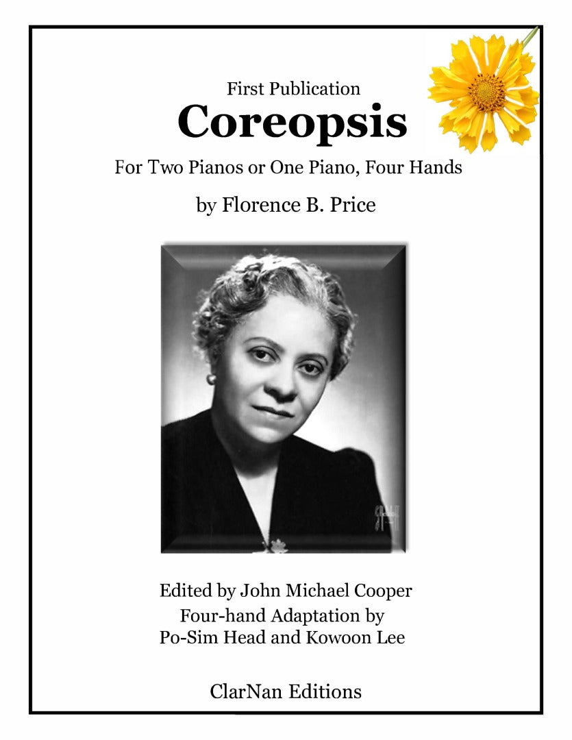 Price: Coreopsis for Two Pianos or One Piano Four Hands