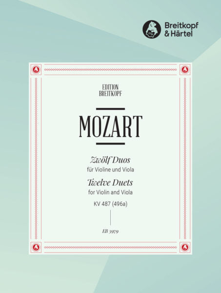 Mozart 12 Duets K. 487 (496a) Violin and Viola