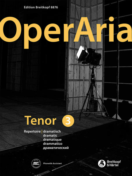 OperAria Tenor Volume 3  - Dramatic (Breitkopf)