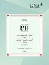 Raff String Quartet No. 6 Op 192 #1   Set of Parts