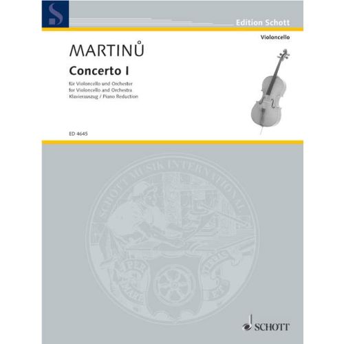 Martinu Concerto No.1 for Cello and Orchestra