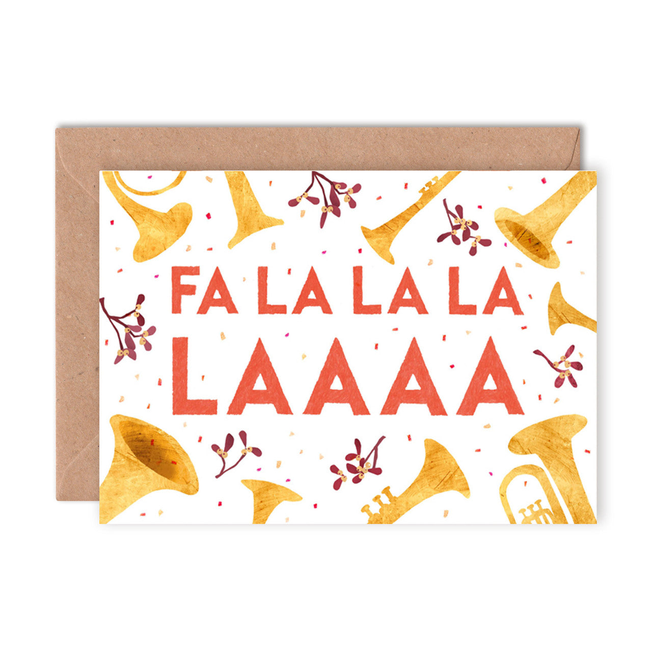 Card: Fa La La La (Blank Inside)