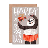 Card: Happy Birthday Panda (Blank Inside)