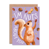 Card: Nuts About You (Blank Inside)