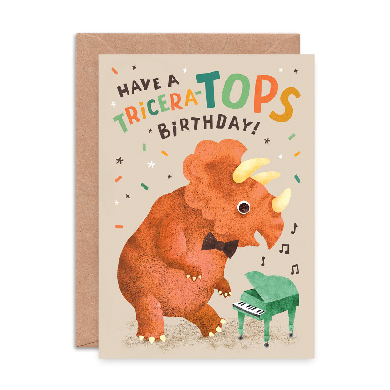 Card: Tricera-tops Birthday Card (Blank Inside)