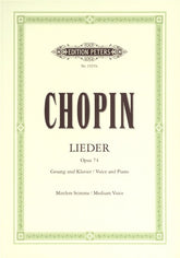 Chopin 16 Polish Songs Medium Voice