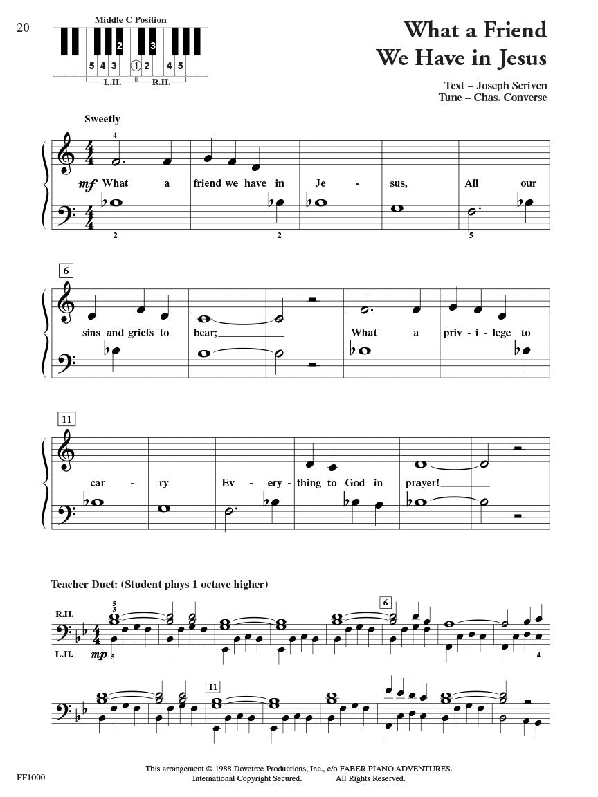 Faber Hymns - PlayTime Piano - Level 1