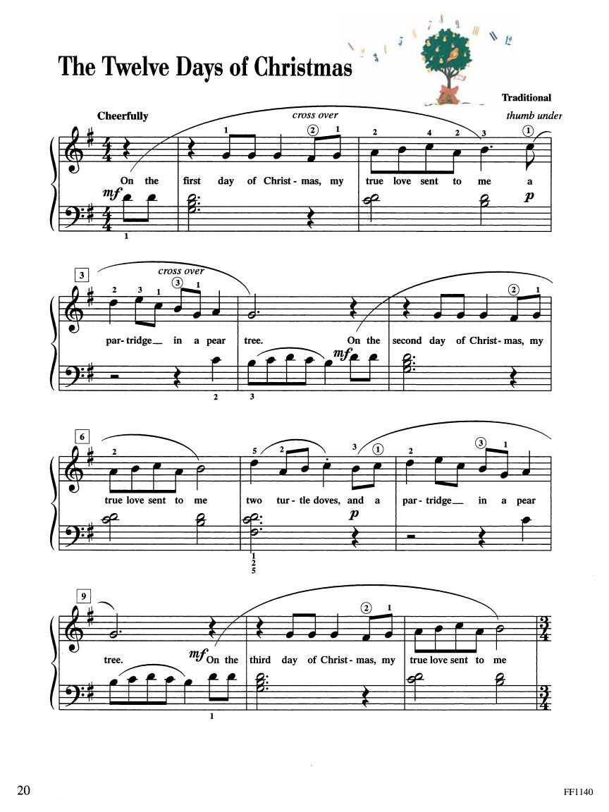 Faber Piano Adventures Christmas Book 2B