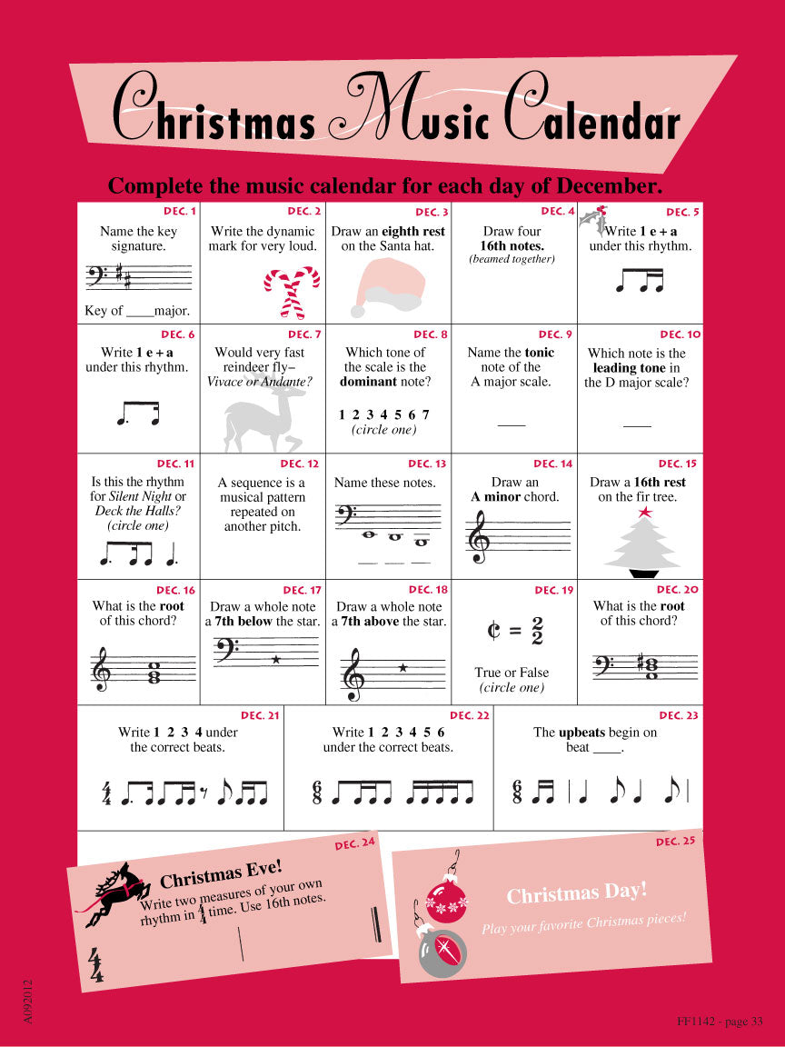 Piano Adventures Christmas Book 4